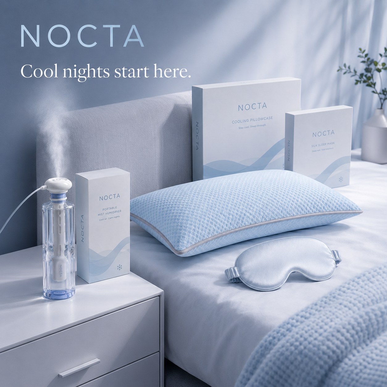 Full NOCTA ritual on a bed